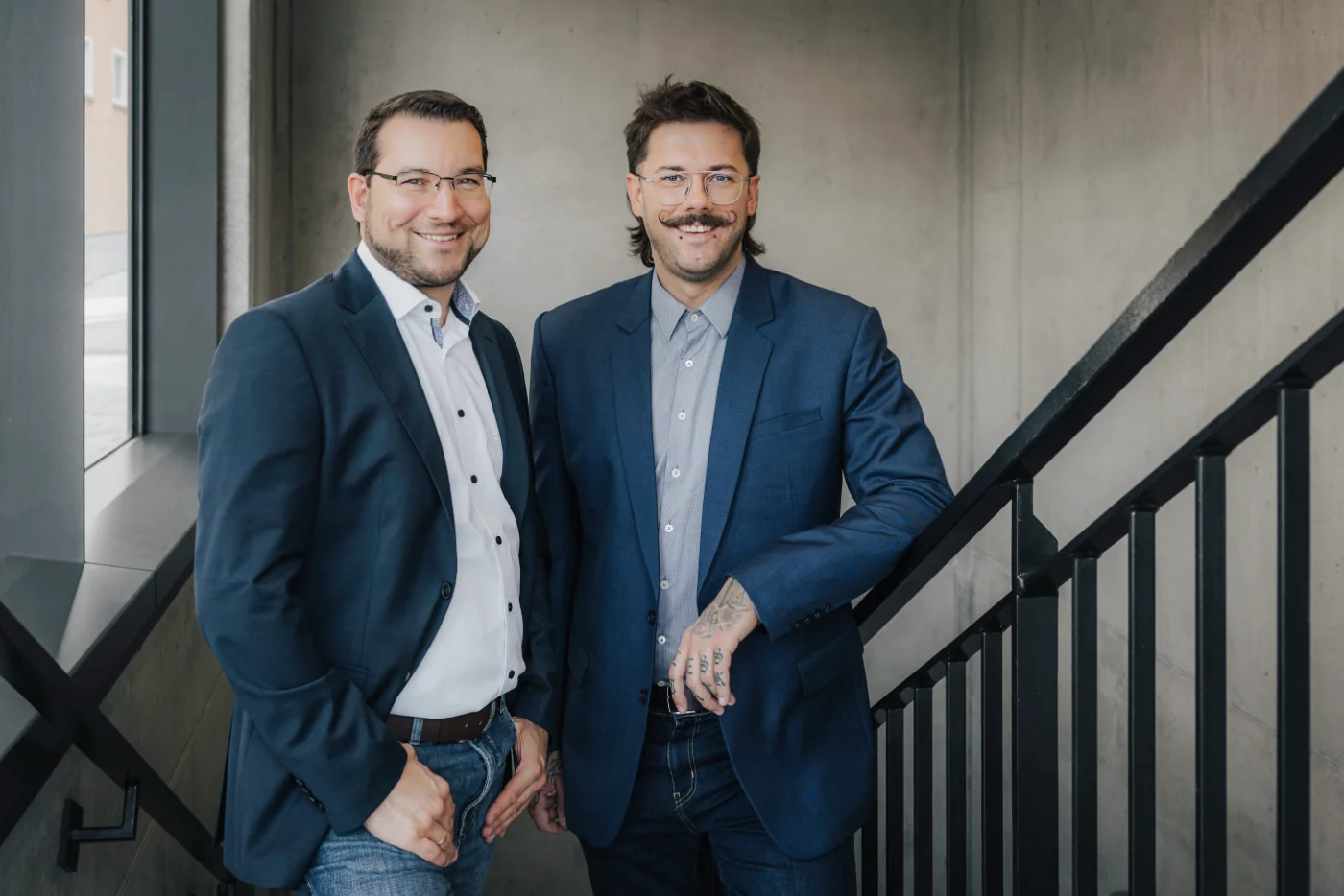 Stefan Morgenroth und Marcel Granget, Geschäftsführung der Tentacore UG